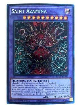 Saint Azamina SUDA-EN036 1st Edition Secret Rare NM Yugioh